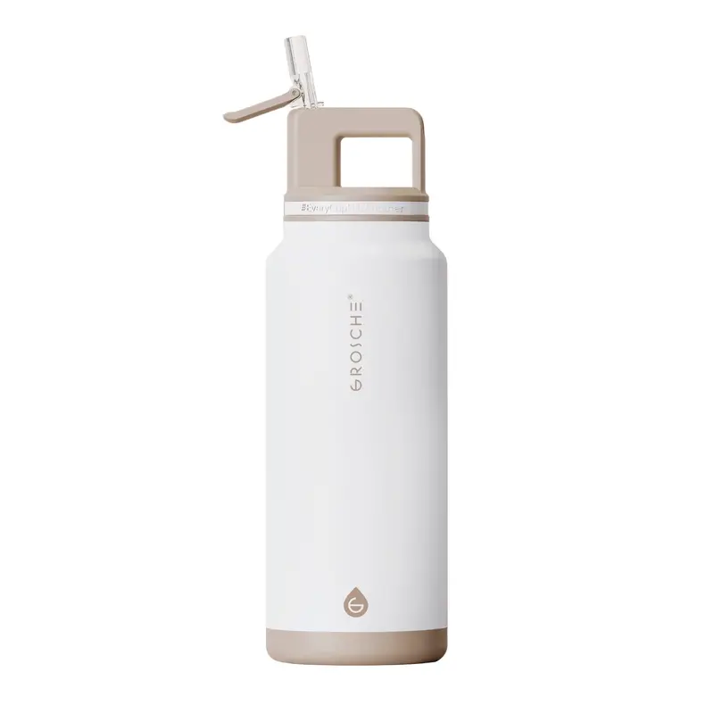 Grosche Alpine Flip'N'Sip Vacuum-Insulated Stainless Steel Flask 4