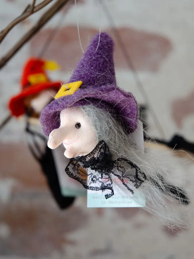 Hanging Halloween Witch Decoration – Spooktacular Theme 1