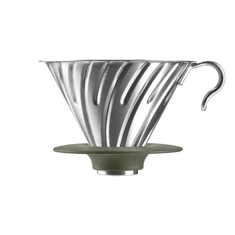 Hario V60 Metal Dripper 02 – Stainless Steel, Silver Finish 1