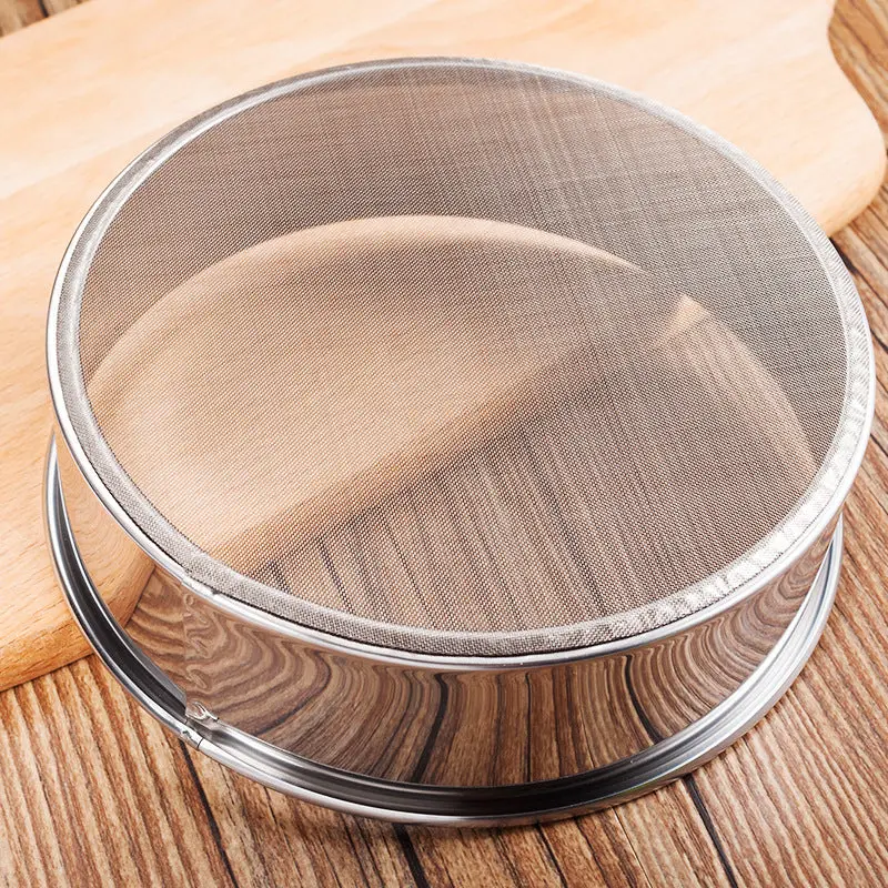 Heavy-Duty Round Flour Sifter – Stainless Steel Baking Sieve 1