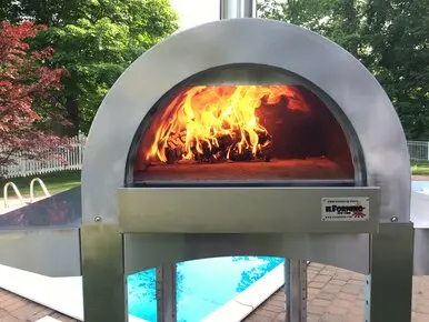 Ilfornino Professional Plus Wood-Fired Pizza Oven With Adjustable Height & Single Flat Cooking Surface 1