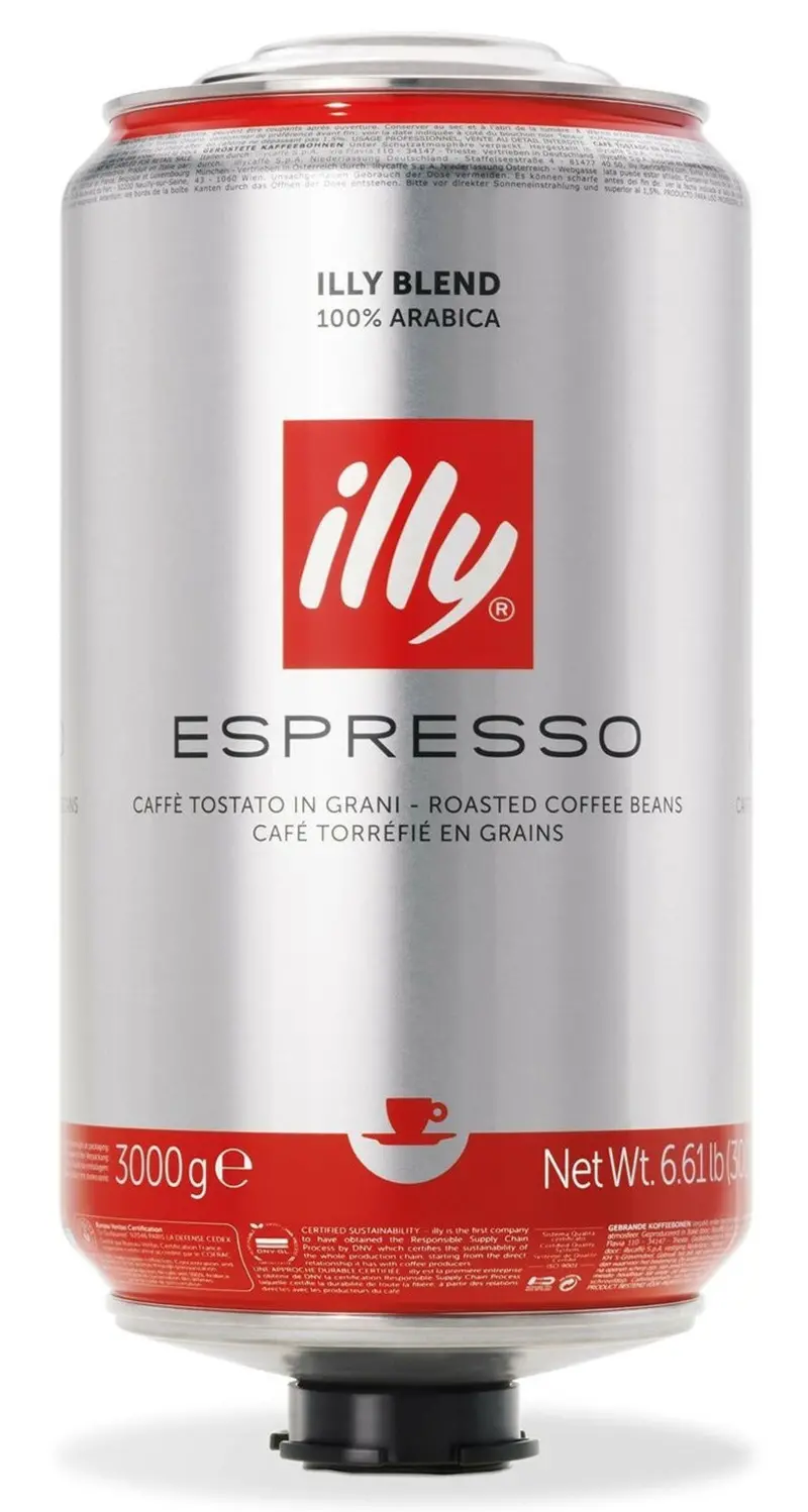 Illy Classico Medium Roast Whole Bean Coffee – 3 Kg Reusable Can (6.6 Lbs) 1