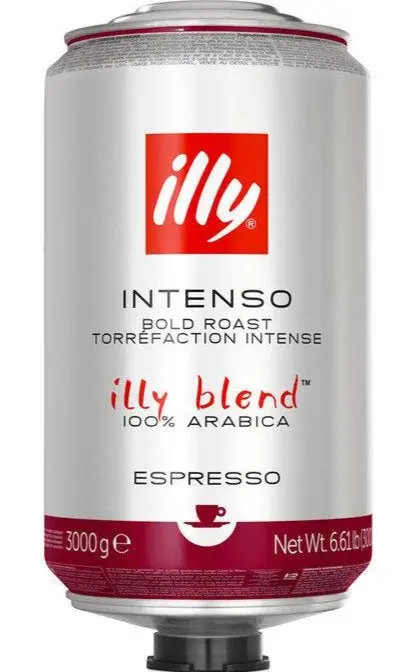 Illy Intenso Dark Roast Whole Bean Espresso Coffee – 3 Kg (6.6 Lbs) Can 1