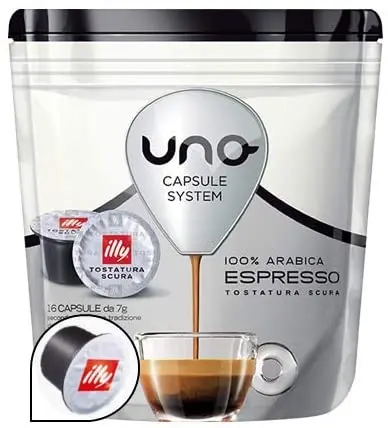 Illy Uno Black Capsule Coffee System Pack – 16 Units 1