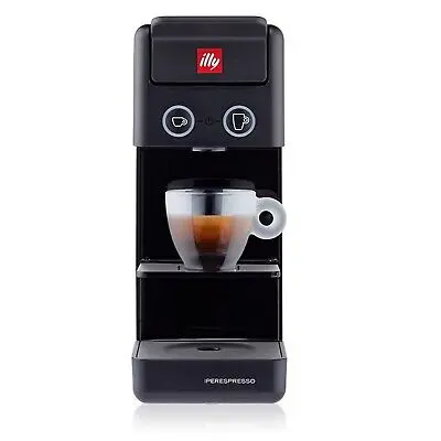 Illy Y3.3 Iperespresso Machine – Compact Black Espresso & Coffee Maker 1