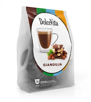 Italfoods Gianduja Soluble Pods For Dolce Gusto – 16-Count Package 1