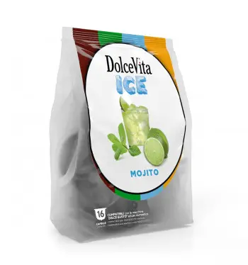 Italfoods Mojito Ice Soluble Pods For Dolce Gusto – 16-Unit Citrus-Mint Beverage 1