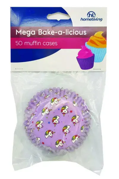 Jumbo Muffin Liners – Large Size, 50-Pack 1