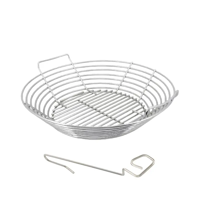 Kick Ash Basket For Big Green Egg 2Xl — Includes Can & Divider Options 1