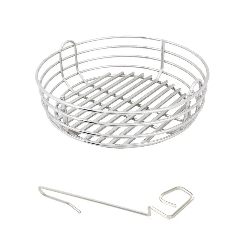Kick Ash Basket With Optional Ash Can For Minimax Big Green Egg 1