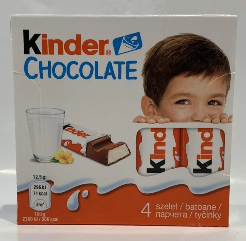 Kinder Chocolate Variety Pack – 4 X 50G Assorted Bars 1