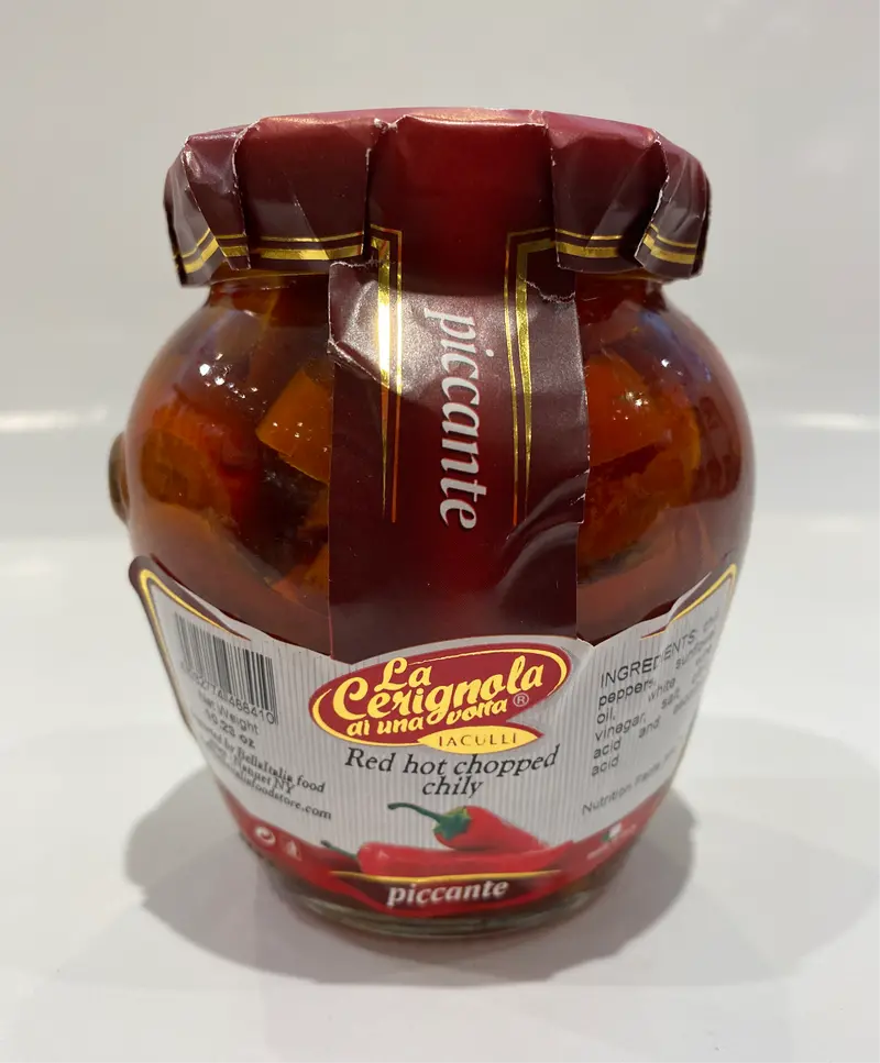La Cerignola Crushed Red Chili Peppers – Sicilian Hot Dried Chilies, 290 G 1