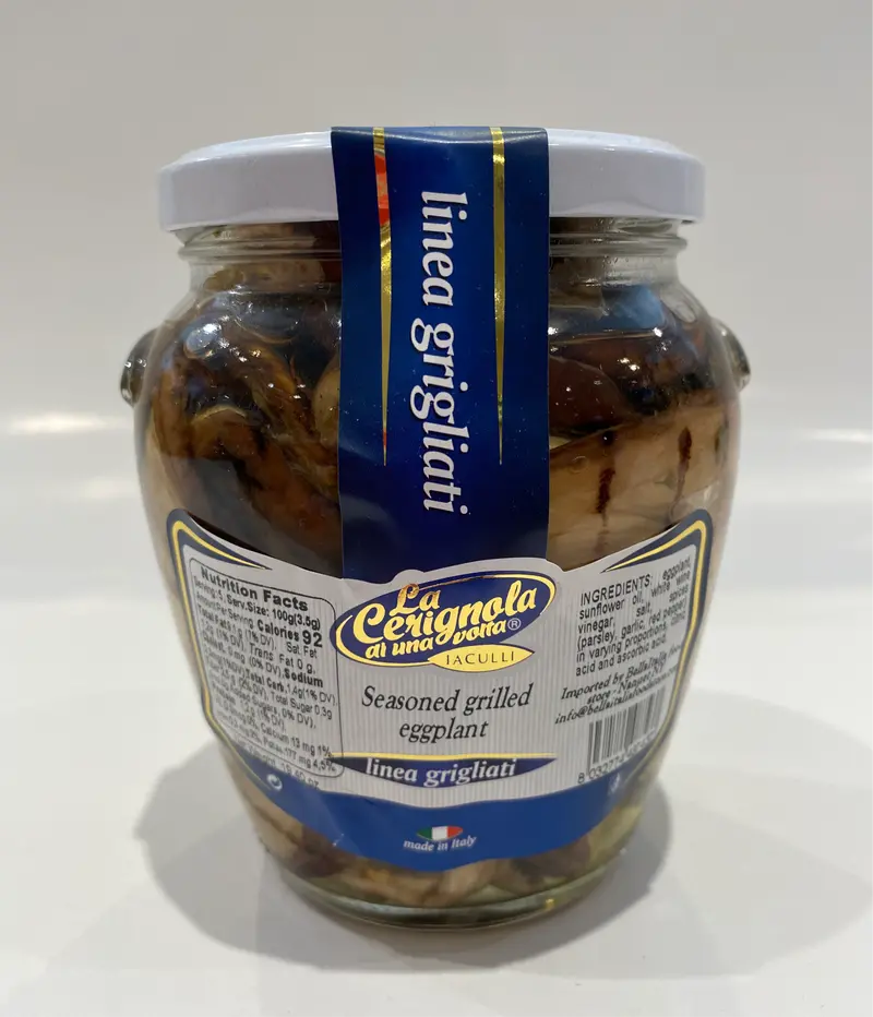 La Cerignola Grilled Eggplant Antipasto – 550G 1