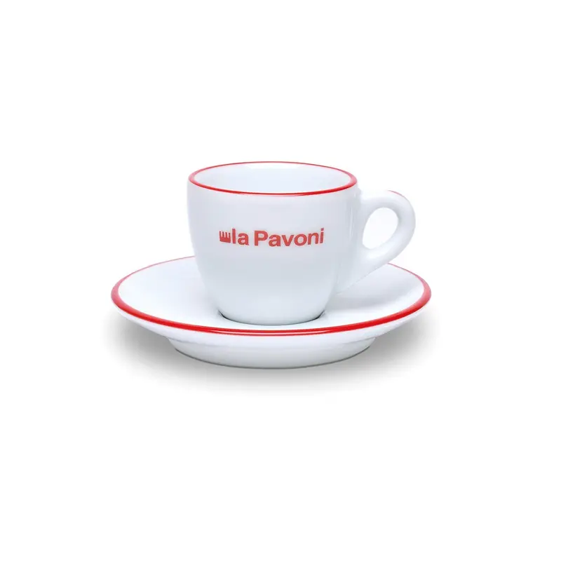 La Pavoni Espresso Cup And Saucer Set – 2-Piece 1
