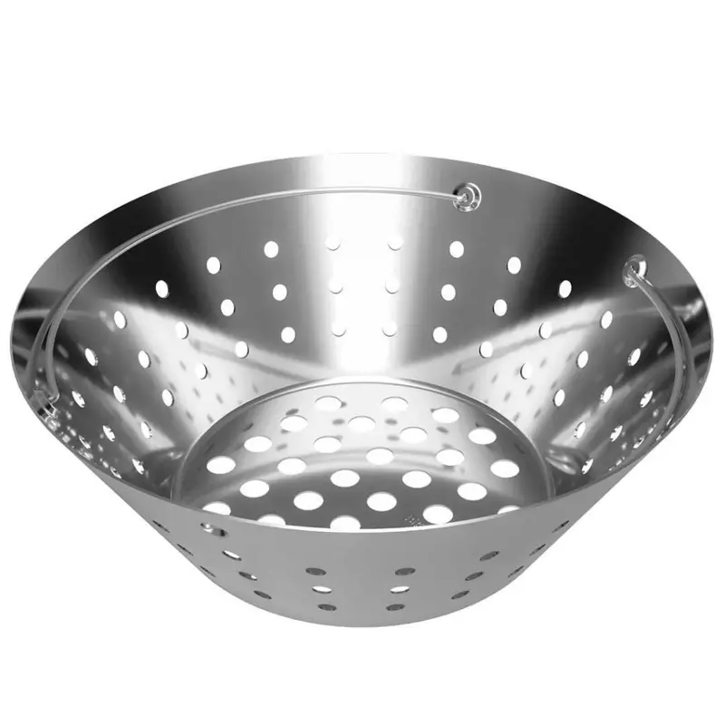 Large Big Green Egg Fire Bowl With Lump Charcoal Basket (122674) 1