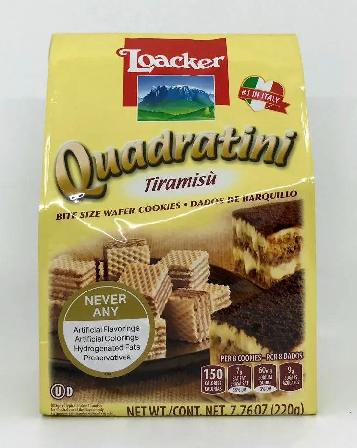 Loacker Tiramisu Wafers – Layered Espresso & Mascarpone Inspired Treats, 220G 1