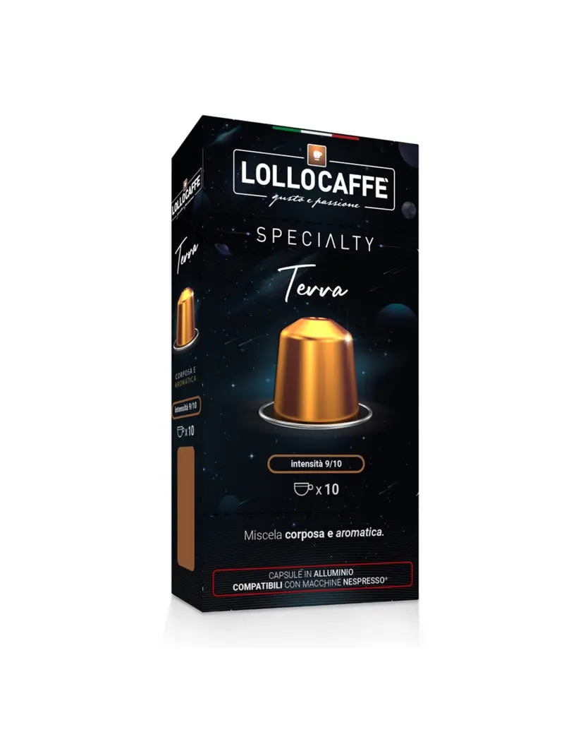 Lollo Specialty Terra Aluminum Capsules For Nespresso – Pack Of 10 1