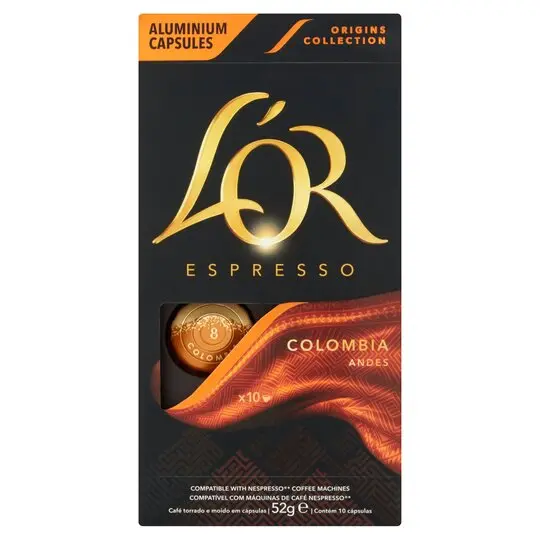L'Or Colombia Single-Origin Nespresso-Compatible Capsules 1