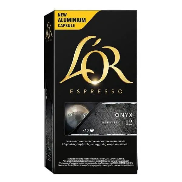 L'Or Onyx Dark Roast Nespresso Capsules – 10-Pack 1