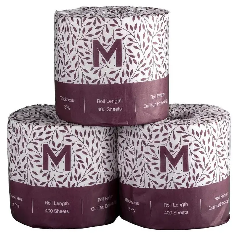 Luxury Wrapped Toilet Tissue – Soft, 3-Ply, Individually Wrapped Rolls 1