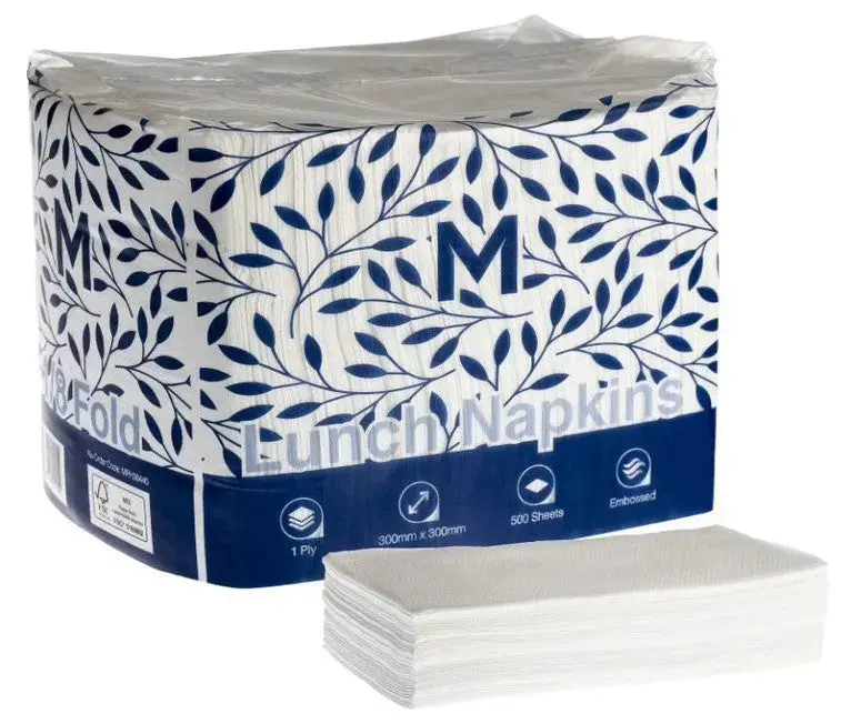 Matthews 1-Ply Fsc®-Certified Lunch Napkins – 1/8 Fold 1