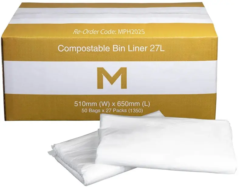 Matthews 27L Compostable Bin Liners – Bulk Pack 2