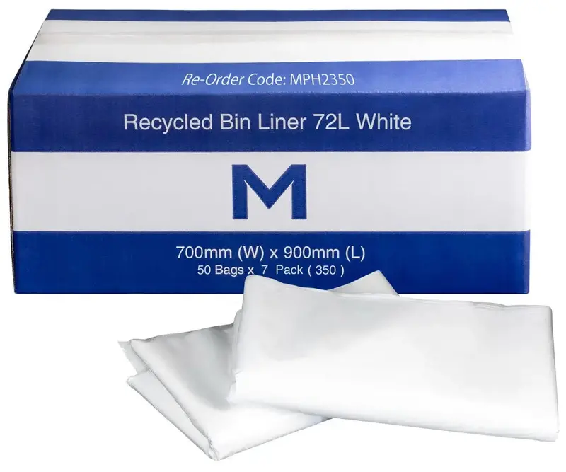 Matthews 72L High-Capacity Recycled Bin Liners 1