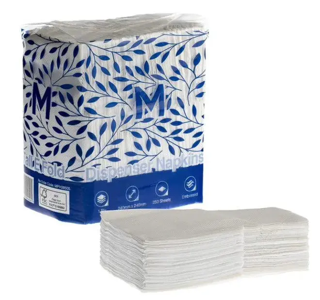 Matthews Compact 1-Ply Folded Napkins For Dispensers – Fsc®-Certified 2