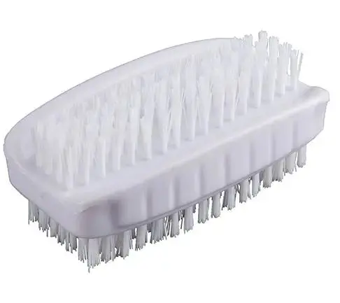 Matthews Ergonomic Double-Sided Nail Brush With Dual Bristle Density 1