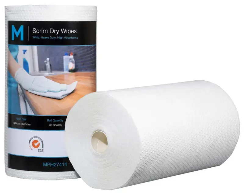 Matthews Heavy-Duty Scrim Dry Cleaning Wipes 1