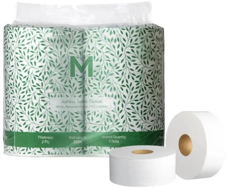 Matthews Recycled Jumbo-Roll Toilet Tissue For High-Traffic Facilities 1