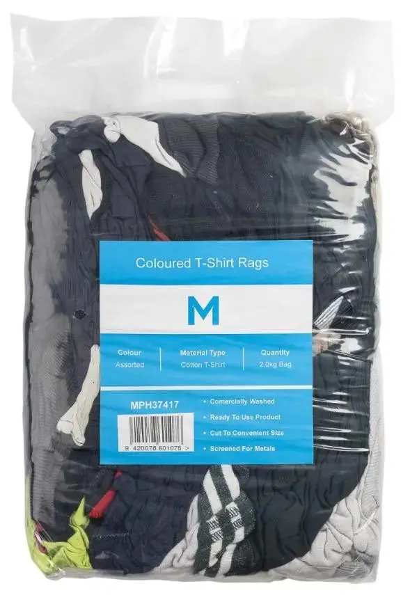Matthews Reusable Cotton T-Shirt Cleaning Rags – Eco-Friendly 1