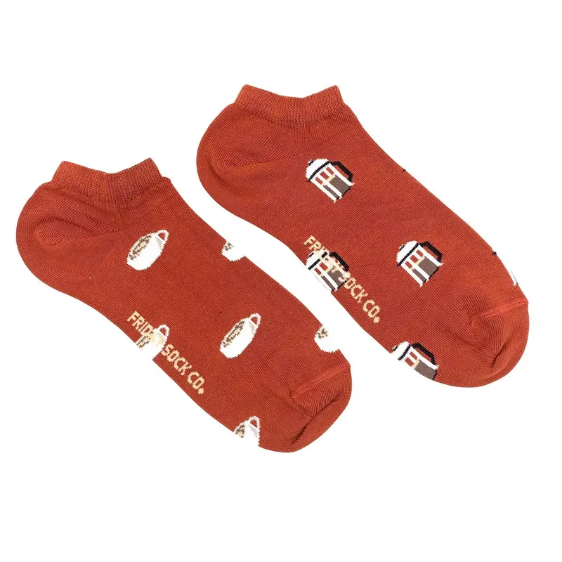 Men'S French Press–Themed Ankle Socks 1