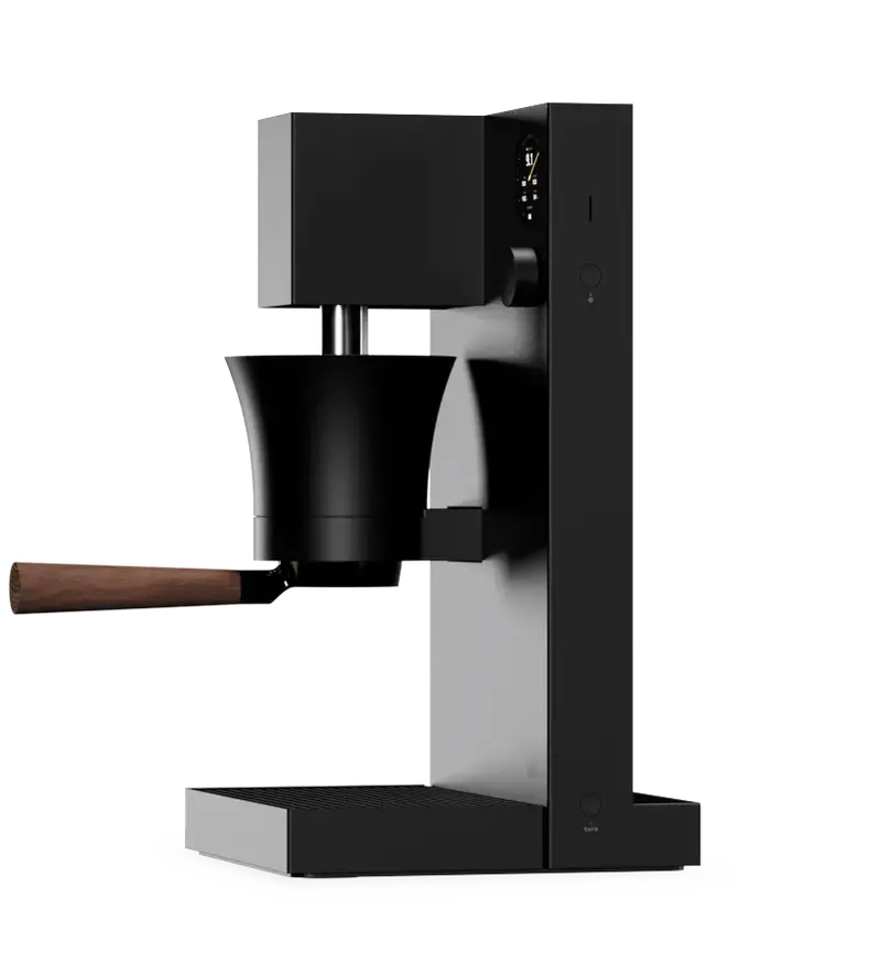 Meticulous Espresso Machine With Walnut-Finished Portafilter 1