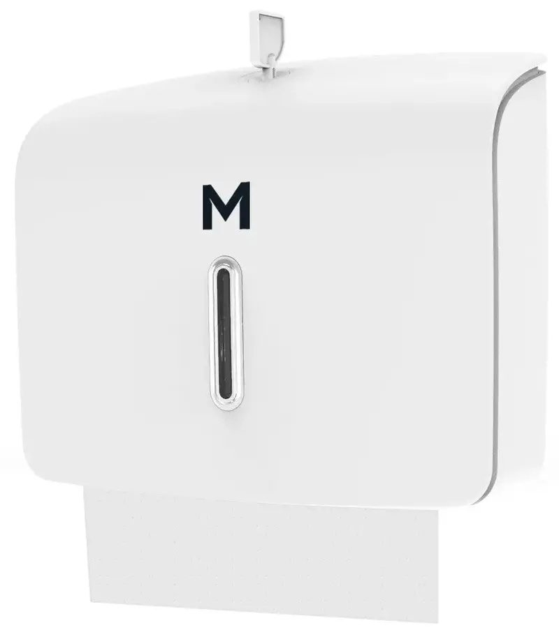Mini Slimfold Dispenser – Compact Toilet Tissue & Towel Holder 1
