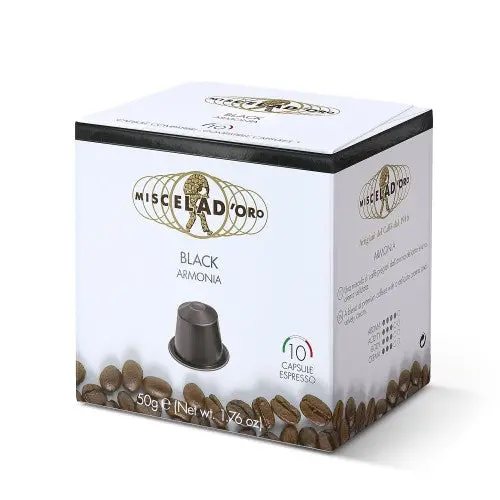 Miscela D'Oro Cremoso Espresso Capsules – 10-Pack, Nespresso-Compatible 1