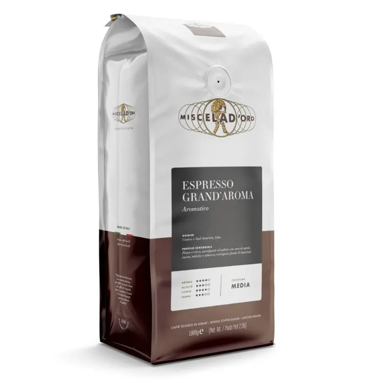 Miscela D’Oro Grand’Aroma Espresso Beans – Fragrant & Balanced, 2.2 Lb Bag 1