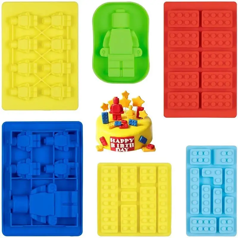 Modular Robot-Shaped Chocolate Mold Inspired By Building Blocks 1