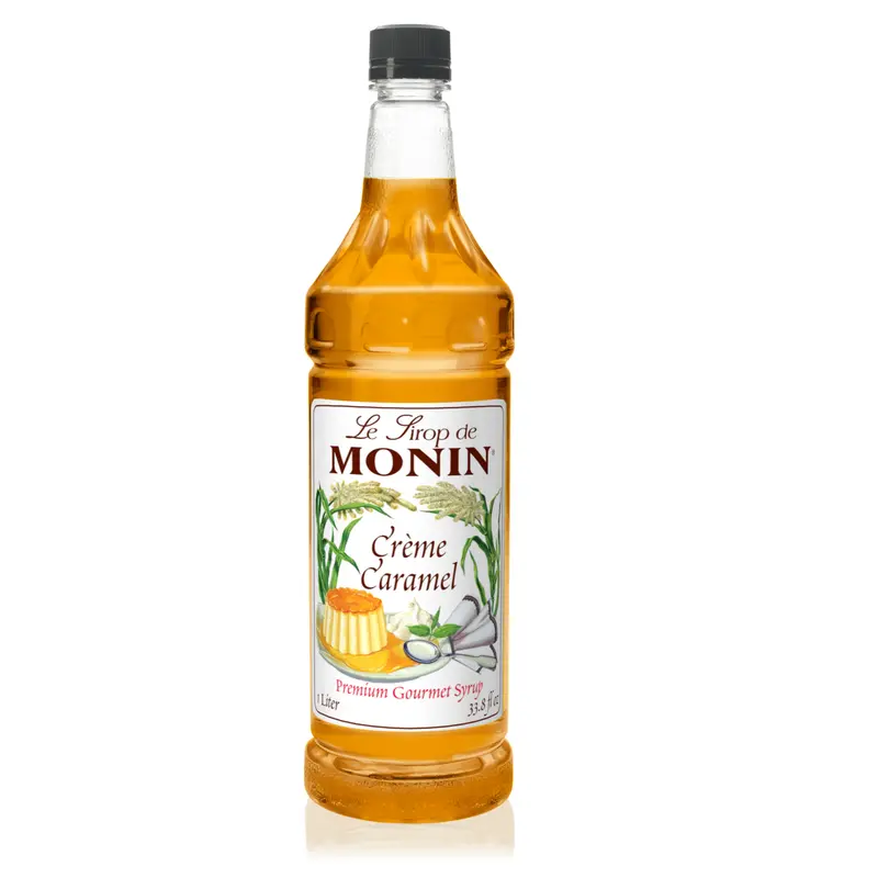 Monin Crème Caramel Flavor Syrup 1