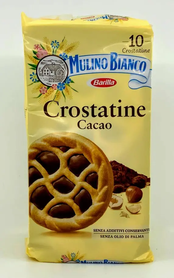 Mulino Bianco Crostatine Cocoa Tartlets – Chocolate-Filled Shortcrust Pastries, 400G 1