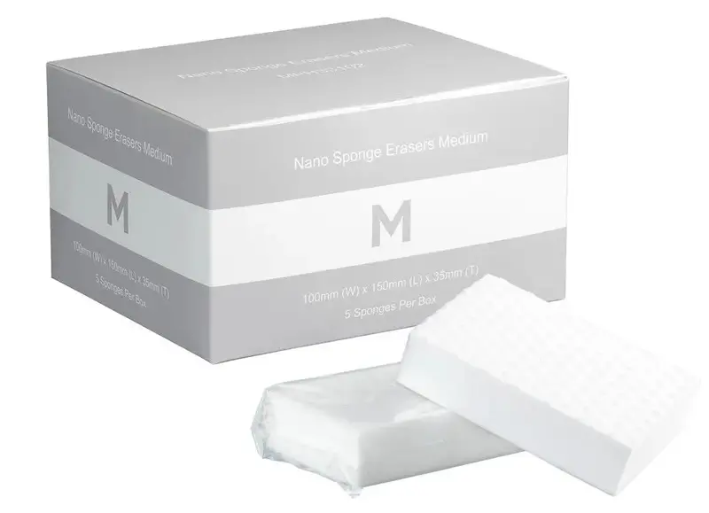 Nano Sponge Erasers (5-Pack) – Matthews Dry-Clean Abrasive Pads 2
