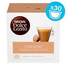 Nescafé Dolce Gusto Cortado Soluble Coffee Sachets (30-Pack) 1