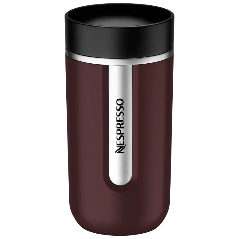Nomad Insulated Travel Mug – Burgundy, 400 Ml 1