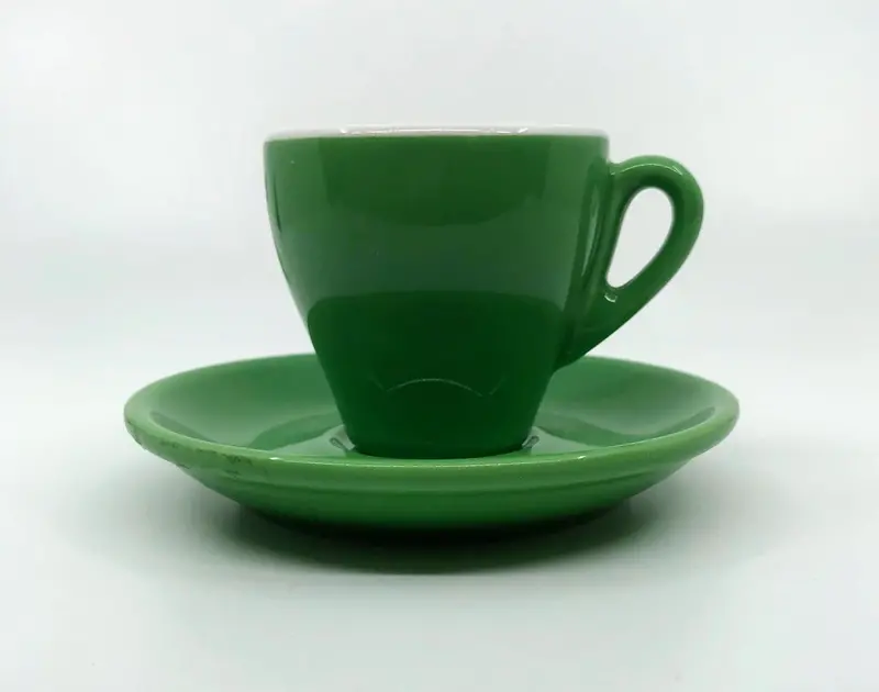 Nuova Point Milano Pastel Green Espresso Cup And Saucer Set (6-Piece) 1