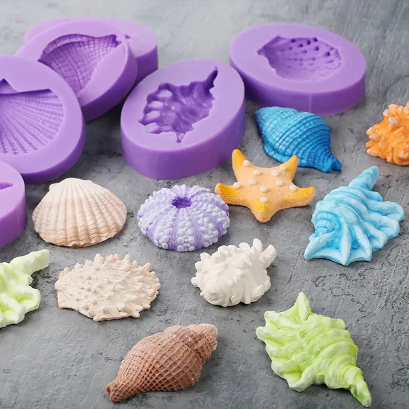 Ocean-Inspired Sea Shell Silicone Cake Molds For Gourmet Baking 1