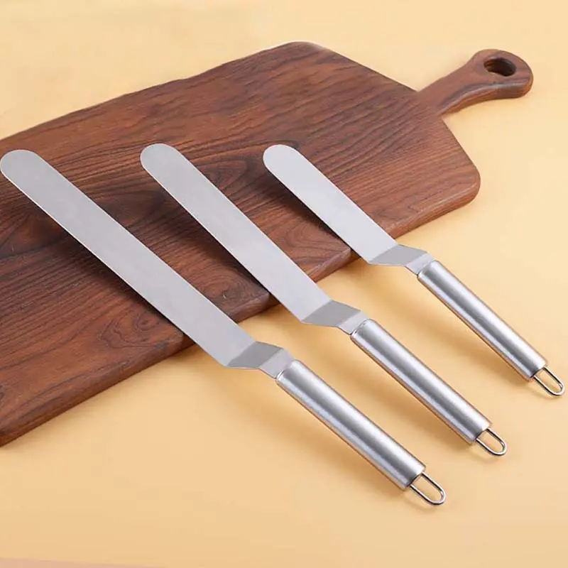 Offset Stainless Steel Icing Spatula – Smooth Frosting & Decorating Tool 1