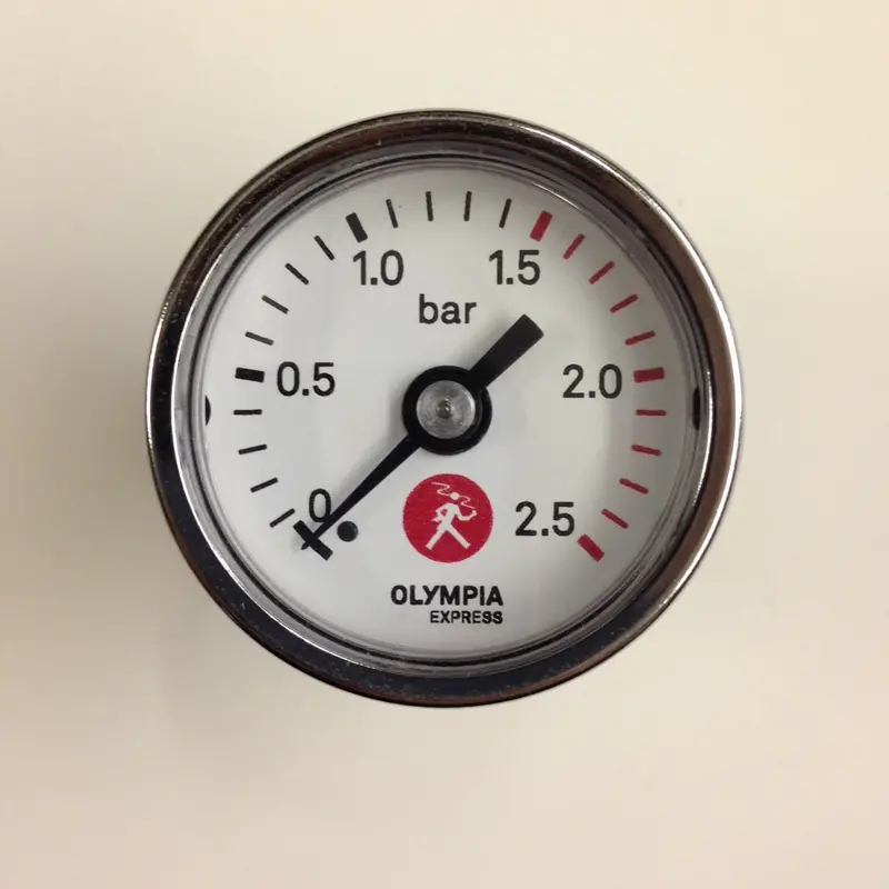 Olympia Cremina & Maximatic Pressure Gauge – Analog Manometer (Part #100250) 1
