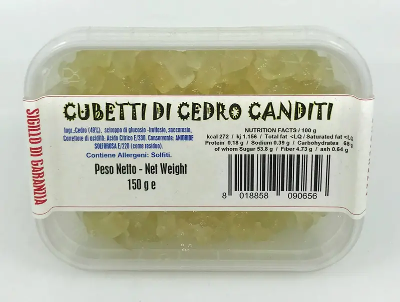 P.K. Giordano Italian Citron Diced – 150G Gourmet Candied Fruit 1