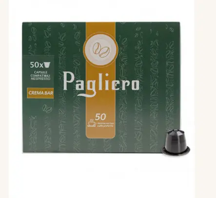 Pagliero Crema Bar Nespresso-Compatible Capsules – 50-Pack 1