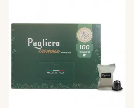 Pagliero Cremoso Coffee Capsules For Nespresso Machines – 100-Piece Pack 1